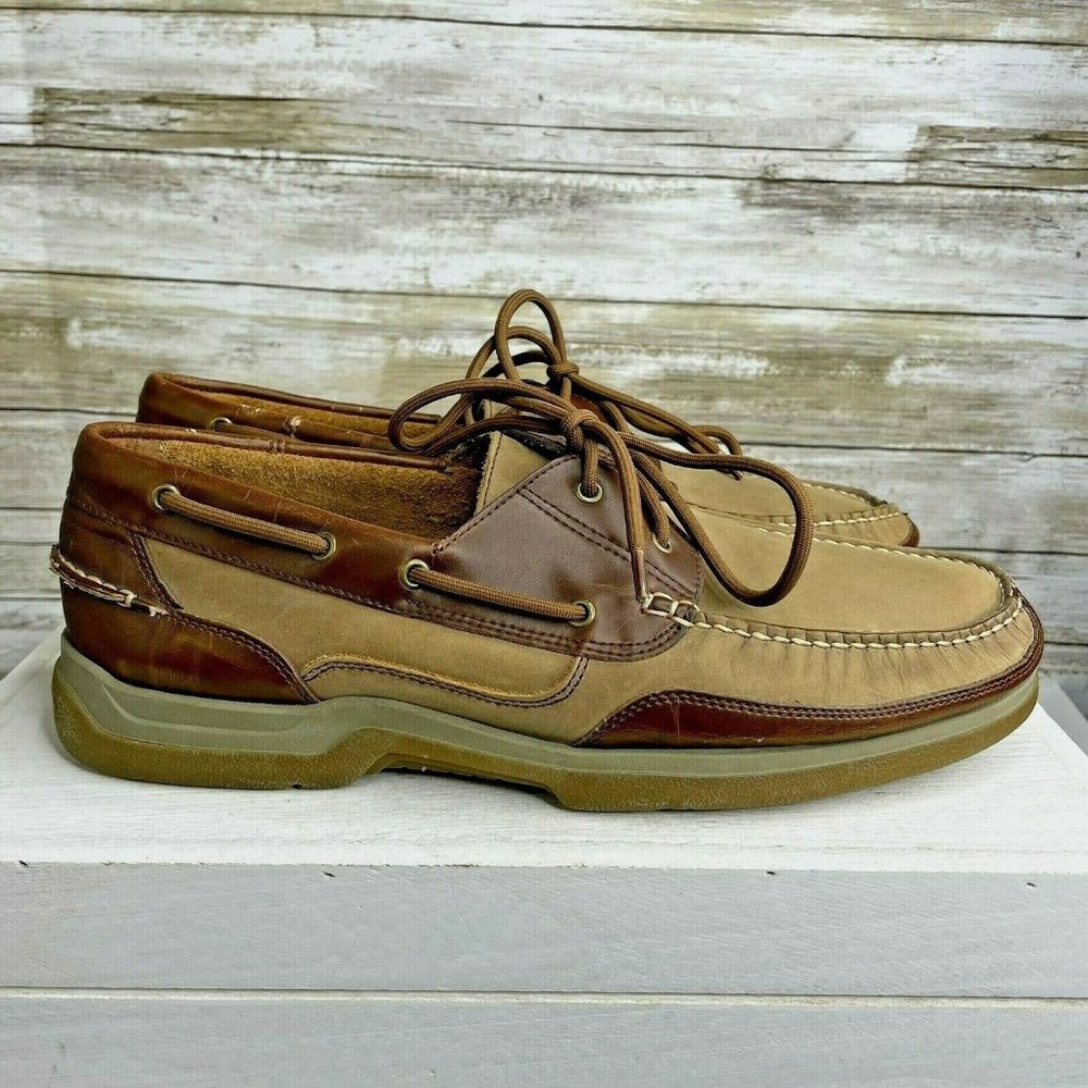 Brown Leather Loafers by Cary Country - Size 13M